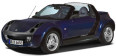 Smart Roadster blau